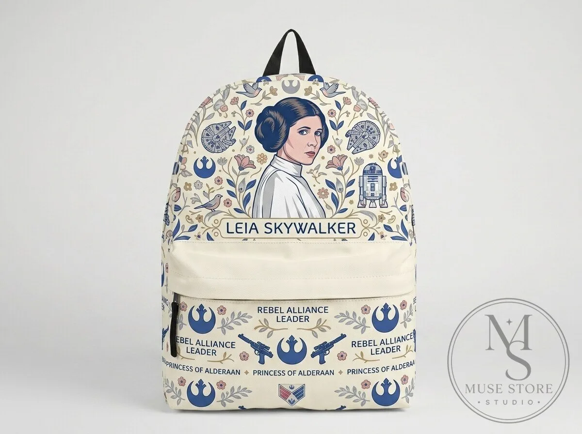 Star Wars Princess Leia Skywalker Rebel Alliance Leader Backpack