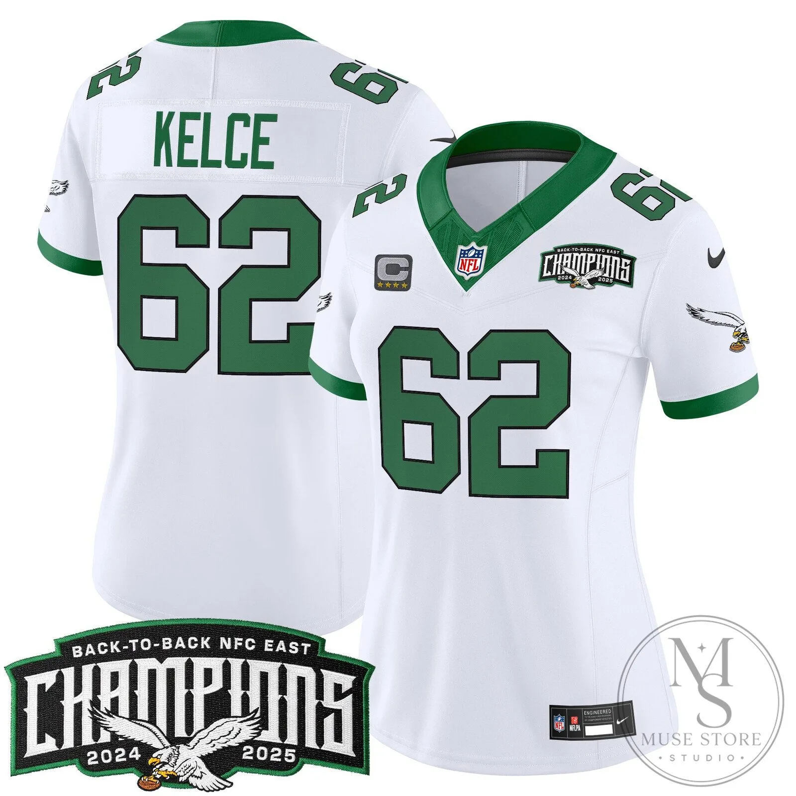 Philadelphia Eagles Back-to-Back NFC East Champions Saquon Barkley Football Jersey 78 Philadelphia Eagles Back-to-Back NFC East Champions Saquon Barkley Football Jersey