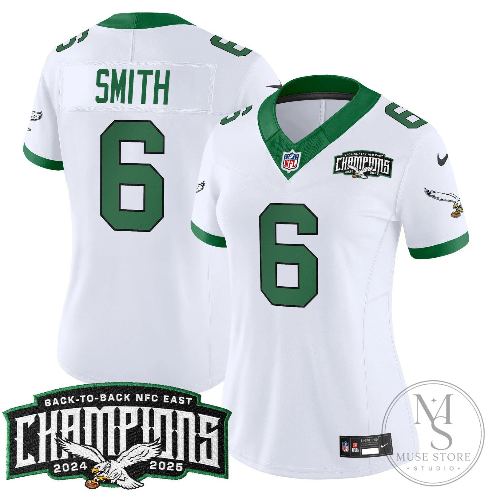 Philadelphia Eagles Back-to-Back NFC East Champions Saquon Barkley Football Jersey 79 Philadelphia Eagles Back-to-Back NFC East Champions Saquon Barkley Football Jersey