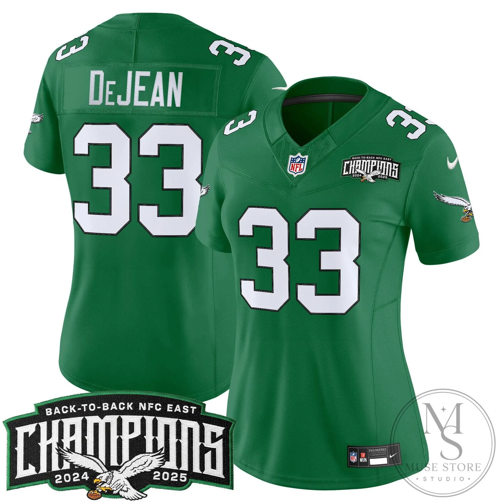 Philadelphia Eagles Back-to-Back NFC East Champions Saquon Barkley Football Jersey 115 Philadelphia Eagles Back-to-Back NFC East Champions Saquon Barkley Football Jersey