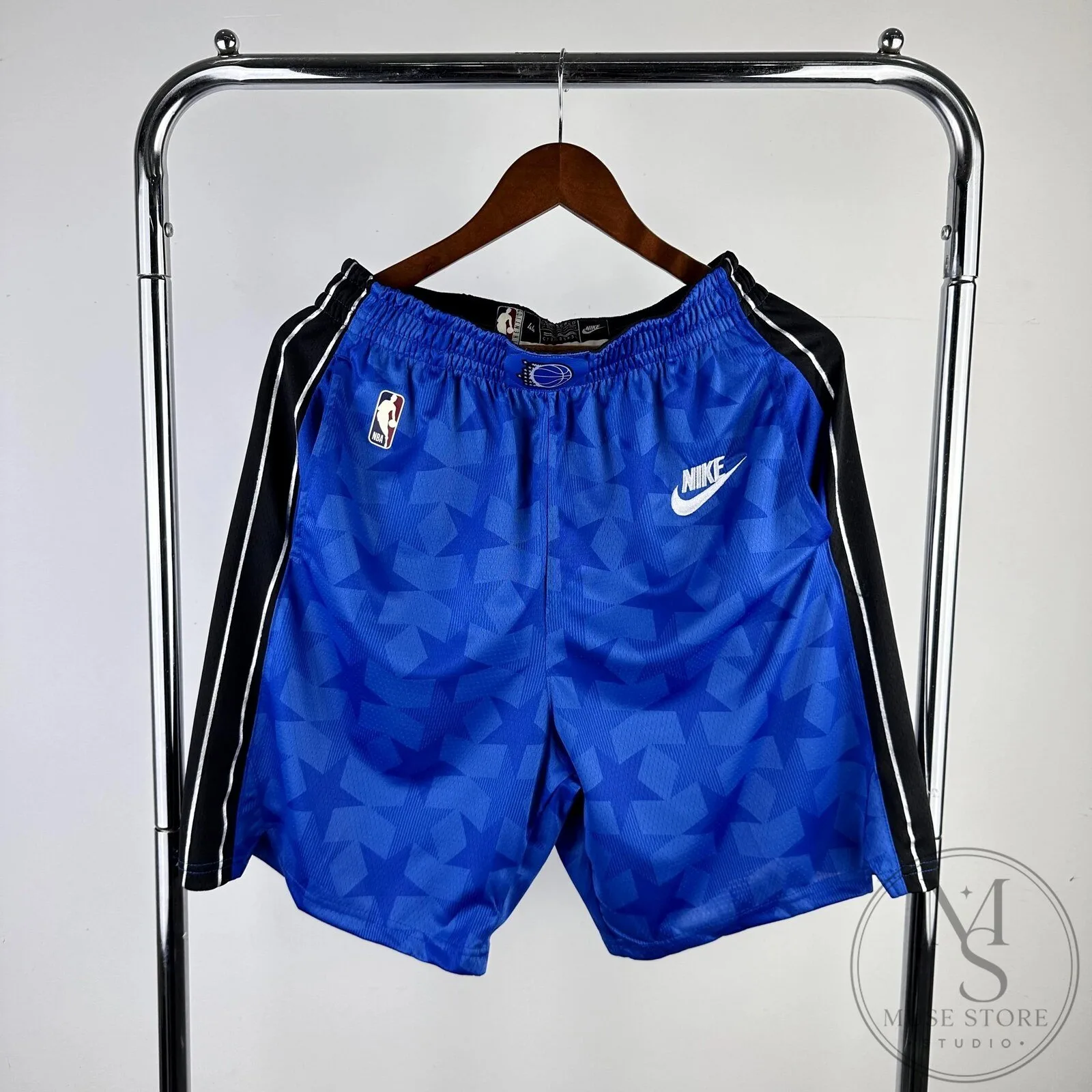Orlando Magic Blue and Black Classic Edition Basketball Shorts