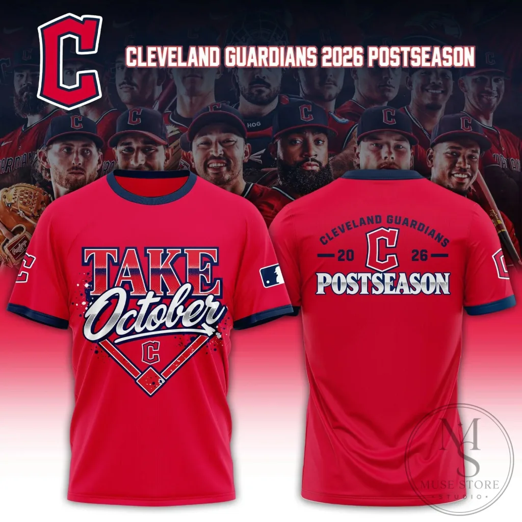 Cleveland Guardians 2026 October Baseball Jersey for Postseason Play Cleveland Guardians 2026 October Baseball Jersey for Postseason Play