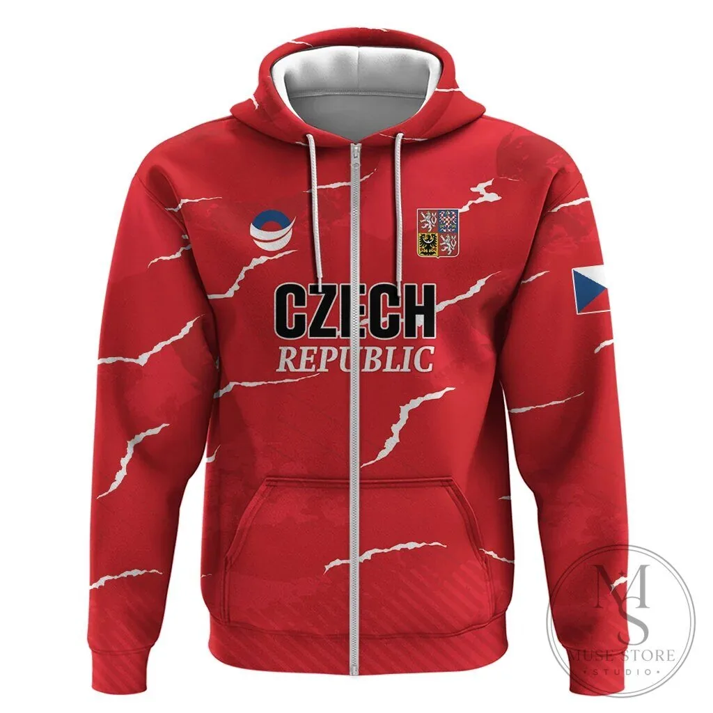Czech Republic National Handball Team Red Hoodie 11 Czech Republic National Handball Team Red Hoodie