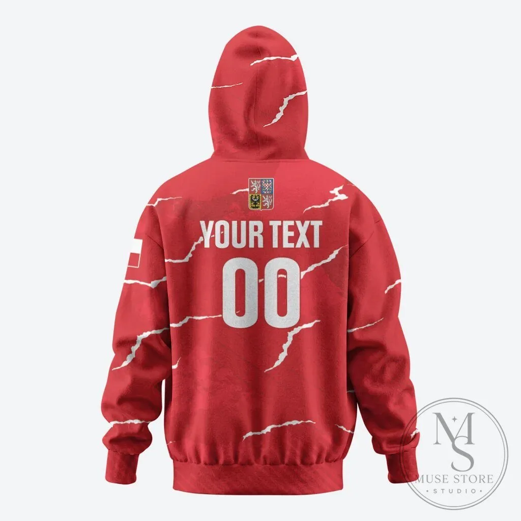 Czech Republic National Handball Team Red Hoodie 13 Czech Republic National Handball Team Red Hoodie