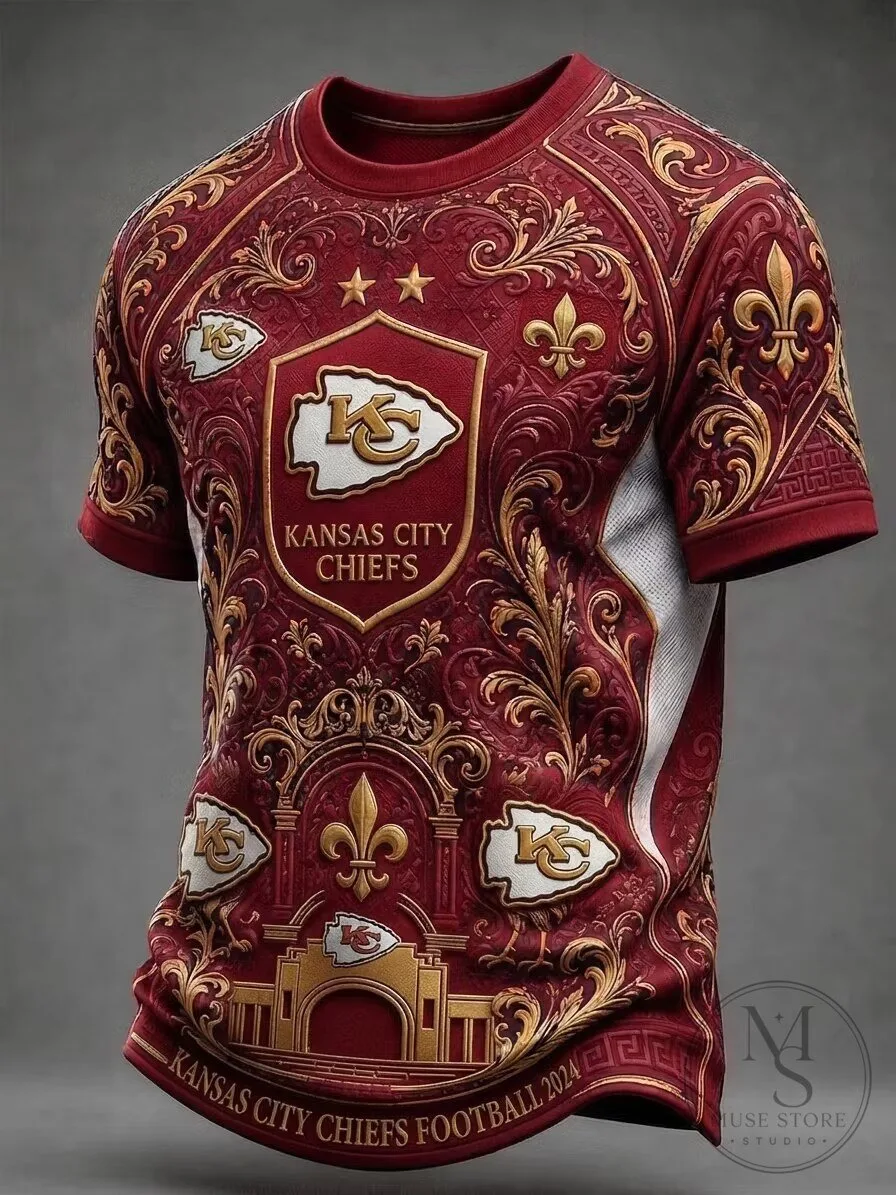 Short-Sleeve T-Shirt for Fans of Kansas City Chiefs Football