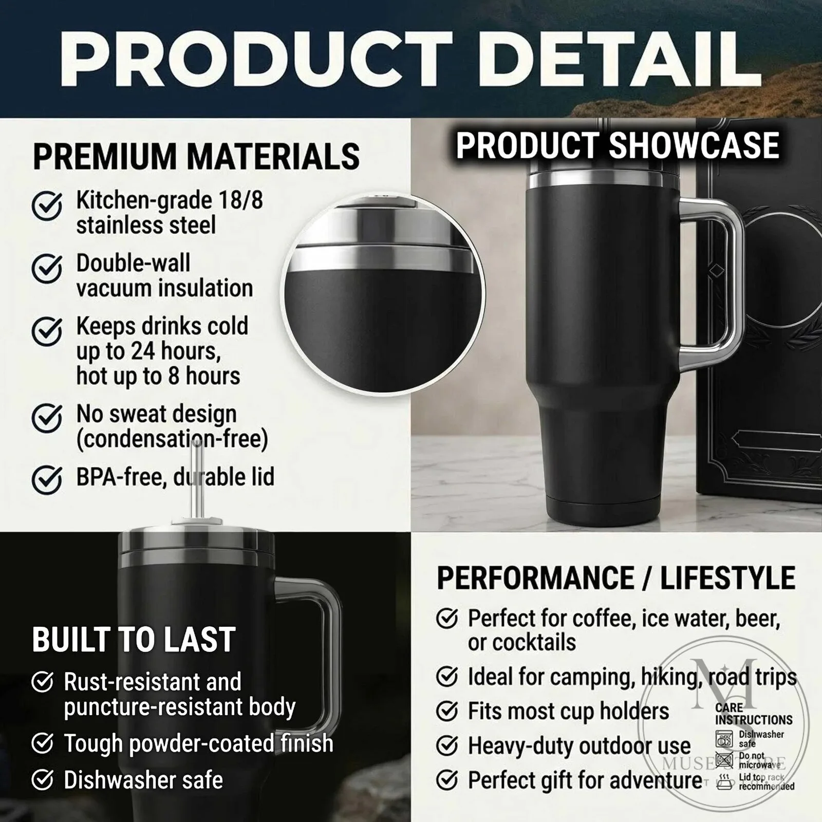 Stainless Steel Tumbler for Desert Storm Veterans 1991-2026 - United States Marine Corps 11 Stainless Steel Tumbler for Desert Storm Veterans 1991-2026 - United States Marine Corps