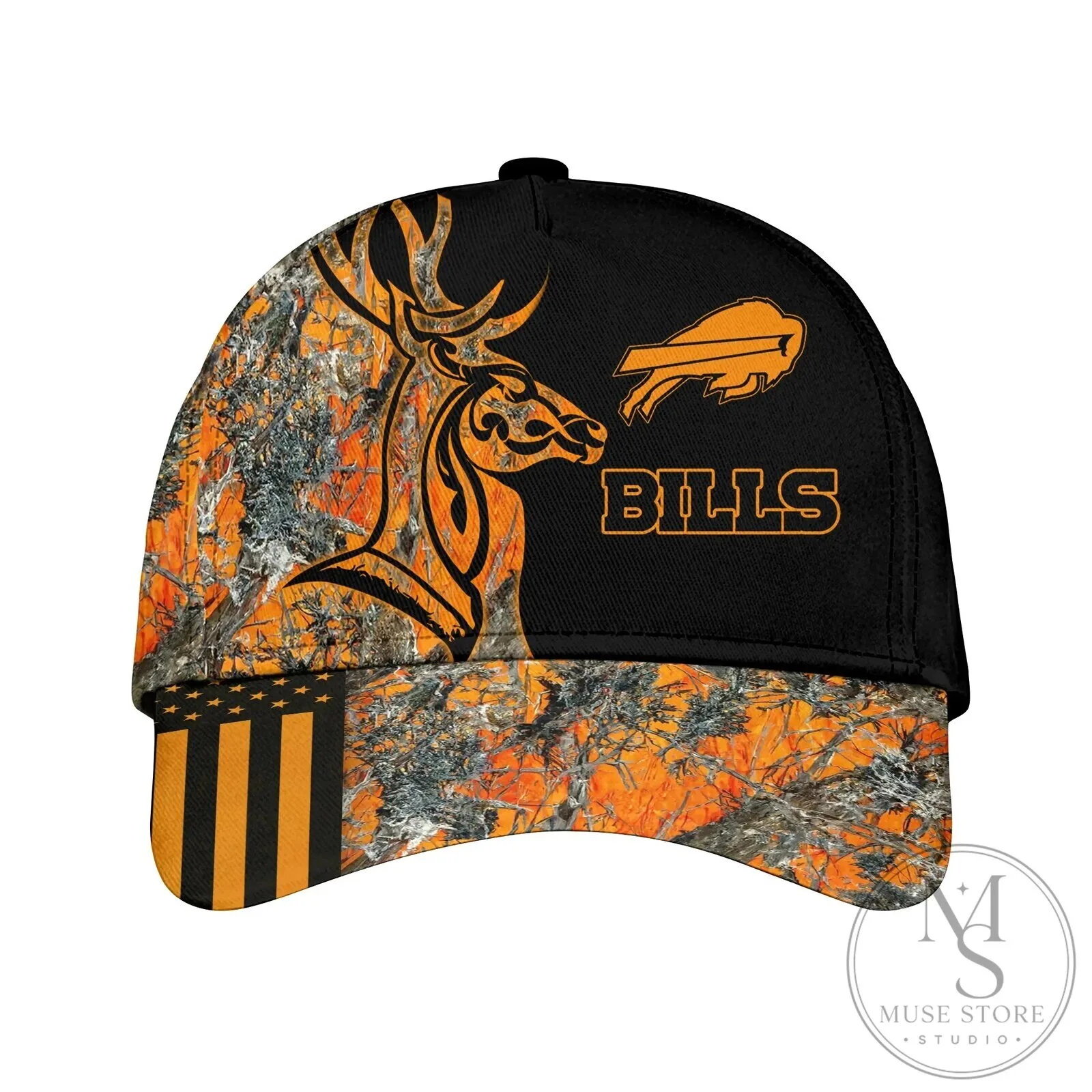 Buffalo Bills Deer Hunting Camouflage Baseball Cap Hat 1 Buffalo Bills Deer Hunting Camouflage Baseball Cap Hat