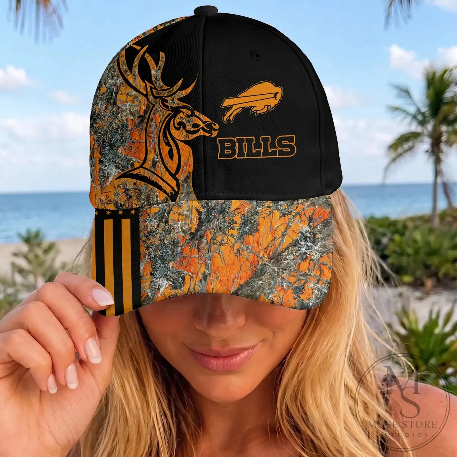 Buffalo Bills Deer Hunting Camouflage Baseball Cap Hat 12 Buffalo Bills Deer Hunting Camouflage Baseball Cap Hat