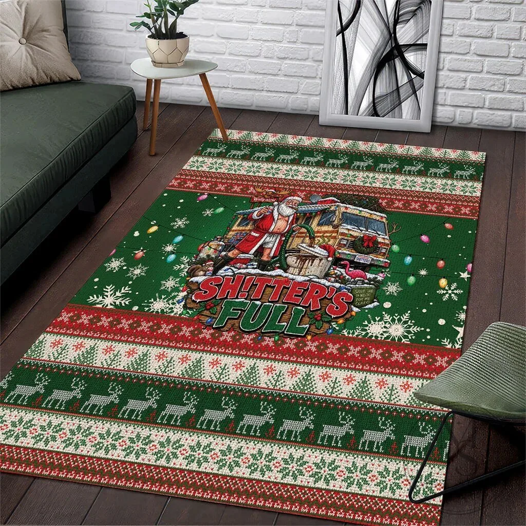 Christmas Vacation Shitter Was Full Funny Holiday Area Rug 1 Christmas Vacation Shitter Was Full Funny Holiday Area Rug