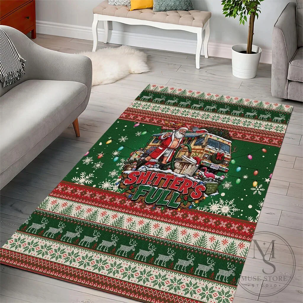 Christmas Vacation Shitter Was Full Funny Holiday Area Rug 8 Christmas Vacation Shitter Was Full Funny Holiday Area Rug