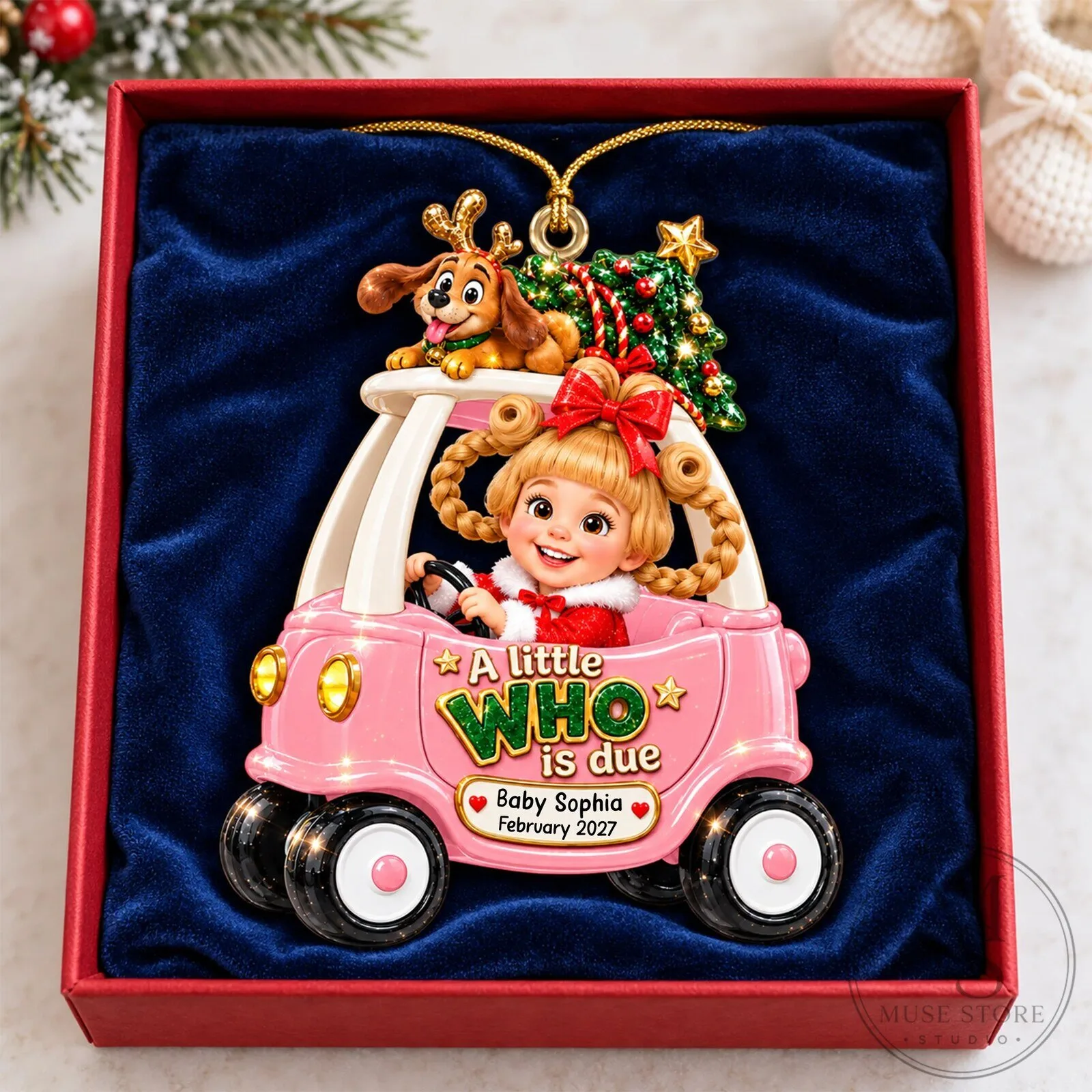 The Grinch A Little Who Is Due Baby Richard February 2027 Christmas Ornament 11 The Grinch A Little Who Is Due Baby Richard February 2027 Christmas Ornament
