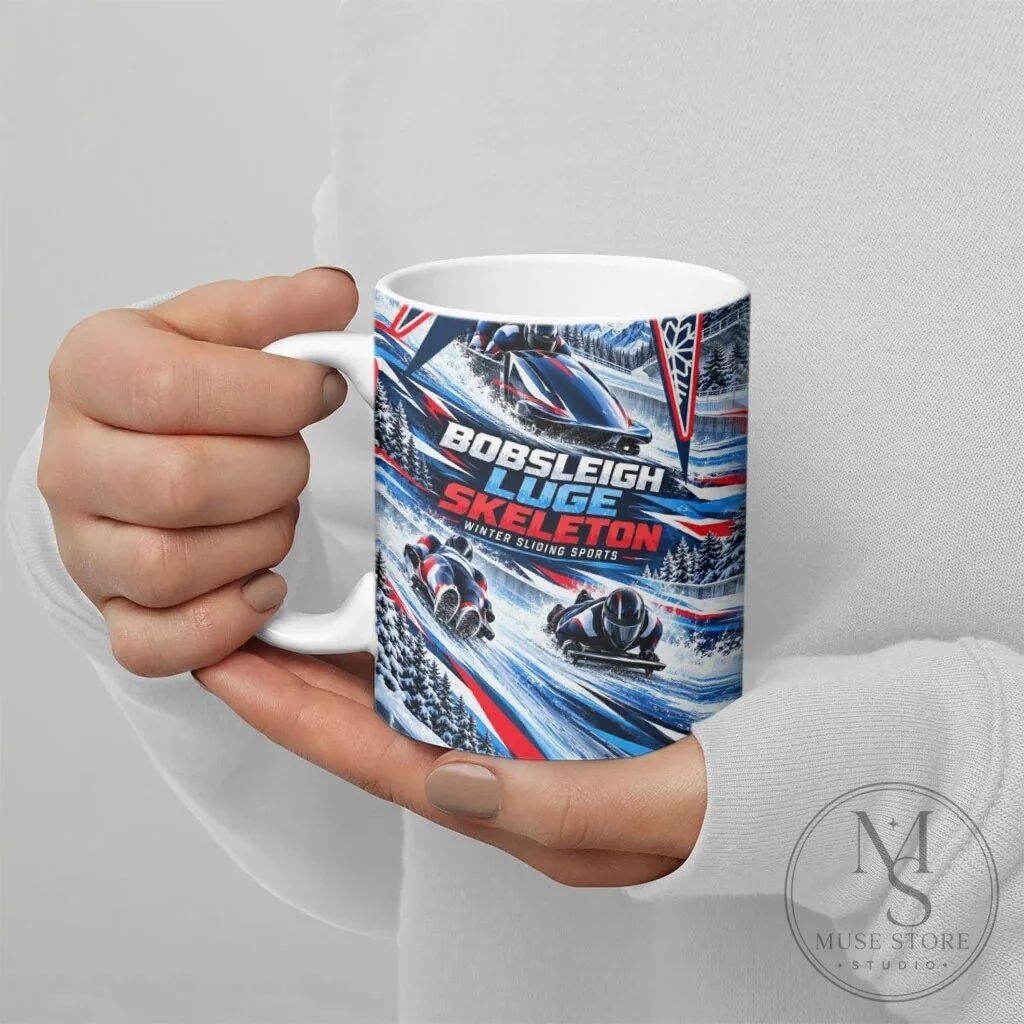 Bobsleigh Luge Skeleton Winter Sliding Sports Ceramic Mug 13 Bobsleigh Luge Skeleton Winter Sliding Sports Ceramic Mug
