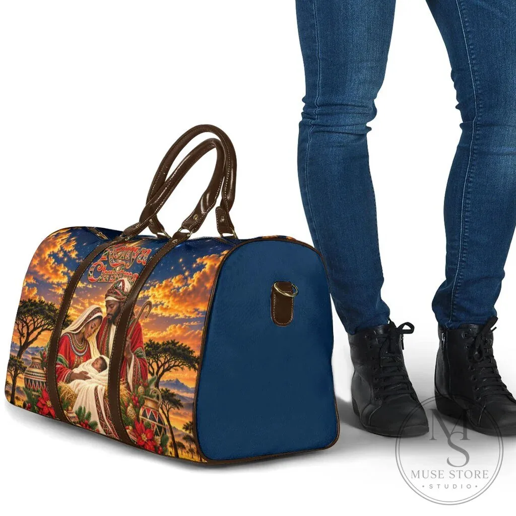 Kenya Christmas African Holy Family Savanna Sunset Travel Bag 10 Kenya Christmas African Holy Family Savanna Sunset Travel Bag