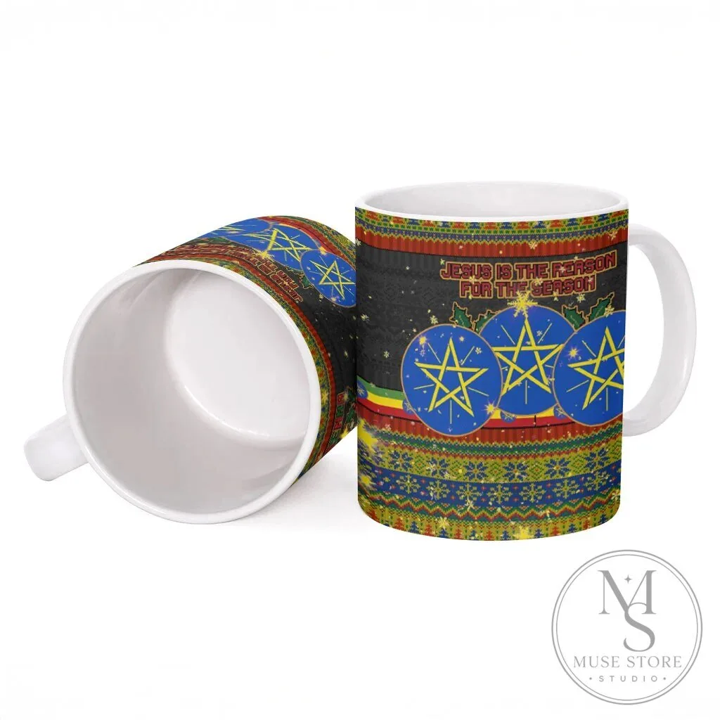 Ethiopian Melkam Genna Jesus Christ Christmas Holiday Ceramic Mug 11 Ethiopian Melkam Genna Jesus Christ Christmas Holiday Ceramic Mug