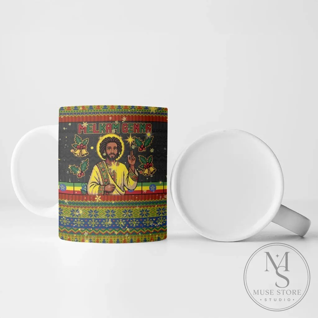 Ethiopian Melkam Genna Jesus Christ Christmas Holiday Ceramic Mug 12 Ethiopian Melkam Genna Jesus Christ Christmas Holiday Ceramic Mug