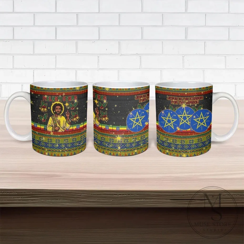Ethiopian Melkam Genna Jesus Christ Christmas Holiday Ceramic Mug 13 Ethiopian Melkam Genna Jesus Christ Christmas Holiday Ceramic Mug