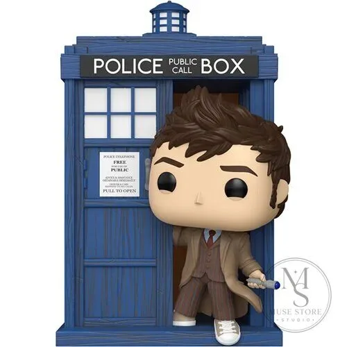 Doctor Who Tenth Doctor in TARDIS Police Box Funko Pop! Rides Deluxe Figurine 6 Doctor Who Tenth Doctor in TARDIS Police Box Funko Pop! Rides Deluxe Figurine