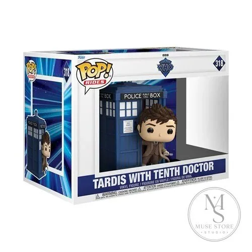 Doctor Who Tenth Doctor in TARDIS Police Box Funko Pop! Rides Deluxe Figurine 7 Doctor Who Tenth Doctor in TARDIS Police Box Funko Pop! Rides Deluxe Figurine